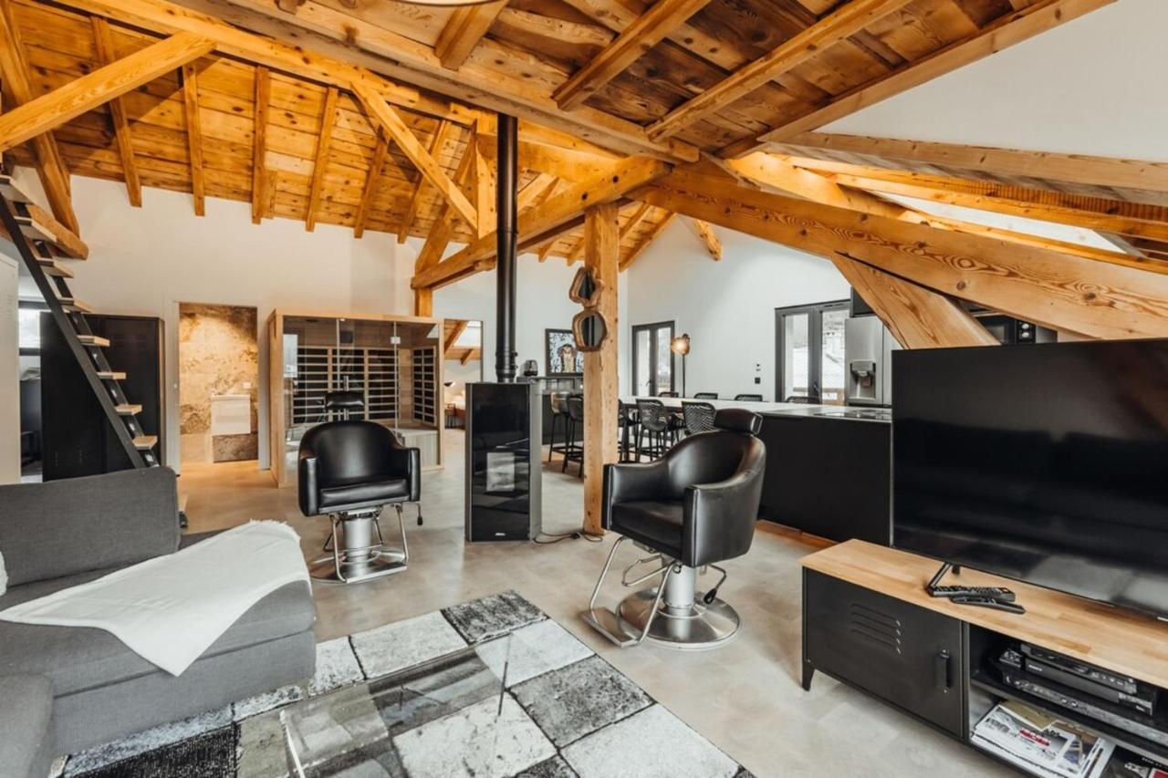 Luxurious 3-Bedroom Flat With Sauna And Garage Chamonix Kültér fotó